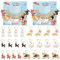 nbeads 24 Stück Hund Stich Marker, Emaille-Legierung Häkeln Charms Removable Locking Für Stricken Weben Nähen Zubehör Quilten Handmade Schmuck