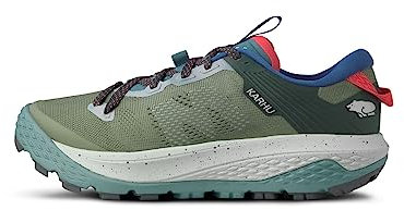 Karhu Ikoni Trailrunning-Schuh für Damen, Ölgrün/Mineralblau, 41 EU