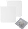 AOOTUERL 2 Piezas Tapa Desague Ducha Cuadrada 20x20cm Protector de Drenaje Ducha de Silicona Tapón Desagüe Ducha para Malos Olores Cubiertas de Desagüe de Ducha para Baño Cocina Bañeras (20x20cm)