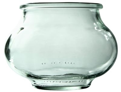 Weck Deco 560 ml 6-teiliges Glas zum Einmachen von Konserven, Säften, luftdichtes Aufbewahren von trockenen Zutaten