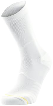 ROLLO SOCKS Team 5.0 All White - Laufsocken mit gezielter Kompression, Running, Sprunggelenk stützend, Bandage Fußgelenk, Sportsocken, Für jeden Sport geeignet, Größe L (44-46)