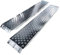 VOUNOT® 2X Rampa Carga de Acero Galvanizado para Moto, Remolque, Furgoneta, Quad, Motocross, 400 kg MAX, 160 x 23 cm