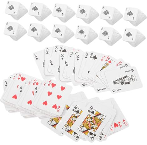 VICASKY Ultrakleine 24 Sets Mini-kartendecks Tragbare Lustige Jungen Und Mädchen Spielkarten