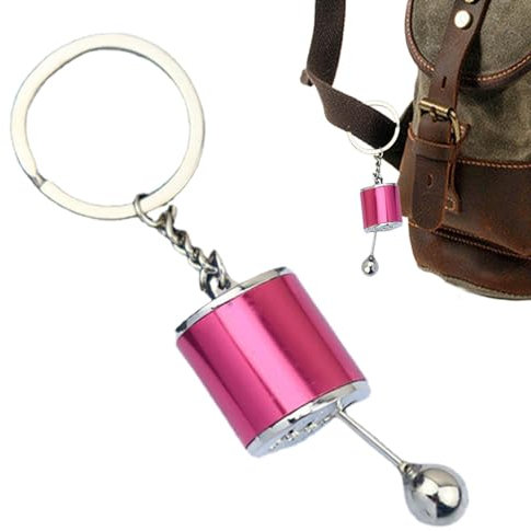 Speed Lift Spielzeug - Schalthebel-Schlüsselanhänger, Schlüsselbund Auto Design | 6-Gang Schalthebelschlüssel Anhänger Anhänger Anhänger Schalthebel Schaltung Anhänger, rot, Se référer au descriptif