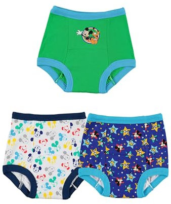 Disney Baby Boys' Mickey Mouse Potty Training Pants Multipack Toddler Underwear, (Colors May Vary) Assorted, 4 Years