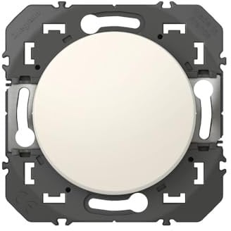 LEGRAND | Bouton-Poussoir 6A - Blanc - Composable, Connexion Rapide Sans Outil, Compatible Avec Plaques De Finition Personnalisables, Design Moderne Et Simple