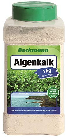 Algenkalk Beckmann 1kg Buchsbaumretter - Zulässig für den Bio-Anbau - Buchsbaum Kur - Feines Pulver - - Buxus
