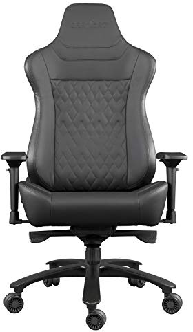 ORAXEAT - Siège Gamer XL800 - Coussin de Tête + Coussin Lombaire Mousse à Mémoire de Forme - Similicuir Microperforé - Réglages Personnalisables - Poids Max 200 kg - Garanti 10 Ans - Noir