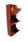 DRW Papelera Reciclaje 3 Cubos de Basura (Rojo)