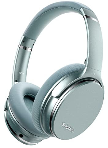 Srhythm NC35 Active Noise Cancelling Kopfhörer Kabellos Bluetooth - LDAC Modus, Schnellladung, 50+ Wiedergabe Over-Ear Kopfhoerer mit Mikrofon, Verbindung von 2 Geräten, Memory Protein Ohrmuscheln