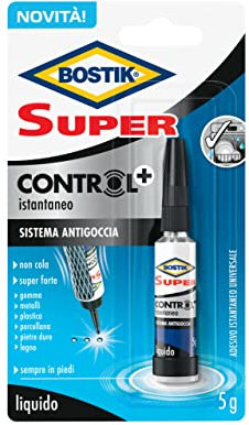 BOSTIK D2718 Colle Cianoacriliche, Trasparente, 5gr