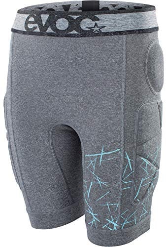 EVOC Unisex CRASH PANTS KIDS, Carbon Grau, M EU