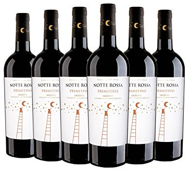 Salento IGT Primitivo Notte Rossa 2020 6 bottiglie da 0,75 L