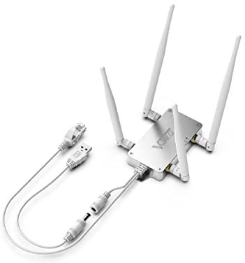 VONETS AC1200 Dual Band 2.4GHz/5GHz WiFi Bridge Ethernet/Mini Router/ RJ45 to WiFi Adapter Good for DVR, PLC,PS3,Network Devices VBG1200