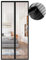 Zanzariera Magnetica per Porte, Zanzariera 70x230 cm, Nero Zanzariere Porte Chiusura Automatica, Facile da Installare, per Porta Finestra Balcone Soggiorno