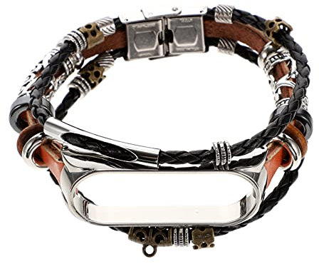 Hemobllo Pulsera de repuesto para reloj inteligente, estilo vintage, para Mi Band 6/6 NFC