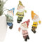 URBNLIVING 4Pcs Hanging Flower Pot Gift Gnome Indoor Outdoor Garden Decoration Ornaments