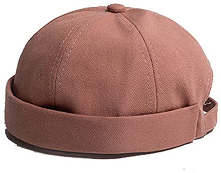 Faringoto Cappelli unisex senza tesa Visor-Less Sailor Skullcap Berretti, 105-Rosa, Taglia unica