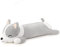 SNOWOLF Shiba Inu Plüschkissen, Plüschtier, Hund, süßer Corgi Akita, weiches Plüschtier, Komfortkissen, Geschenke für Mädchen und Jungen (Grau, 58cm)