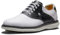 FootJoy Men's Traditions Golf Shoe, White/Charcoal Camo, 9 UK
