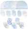 MAMIMAKA Baby Caps Handschuhe und dicke warme Socken Baumwolle Neugeborene Essentials Zubehör (Hüte+Handschuhe+Terry Socken),0-6 Monate