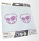 - 2X Kennzeichenaufkleber - Wütendes Schwein - Angry Pig - Autoaufkleber - Evolution Charles Darwin Aufkleber für Auto, Laptop, Fahrrad, LKW, Motorrad Mehrfarbig JDM Decal Racing