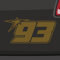 Generisch Startnummer 93 Aufkleber Raceing Start Sticker Auto Zahl MTB Motorrad 10x5cm Farbe: Gold