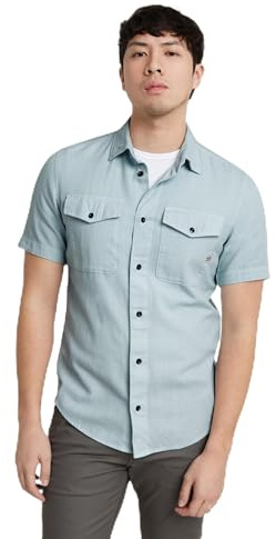 G-Star Men's Marine Slim Shirt , Blue (faze blue gd D19751-D454-C589), XL