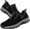 Zapatillas ortopédicas para Hombre Mocasines y Pantuflas Hombre Mocasines sin Cordones para Hombre Deporte para Senderismo al Aire Libre para Hombre,Negro,44/270mm