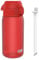 ION8 Kids Water Bottle 350ml/12oz Leak-proof & BPA-Free Drinking Bottle with Straw, Triple Lock Lid to Prevent Spills & Integrated Handle, Ideal for Little Hands & Lunch Boxes, Recyclon Red with Straw