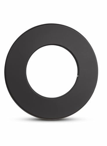 Fumio Tuyau de poêle, coude, manchon mural, 2 mm, diamètre : 180 mm, rosace murale