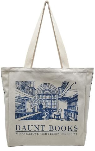 BROADREAM Jutebeutel Bedruckt Vintage, Jute Beutel, Einkaufstasche Bag, Canvas Tote Bag Aesthetic Vintage Taschen Groß Umhängetasche Stofftaschen für Damen Uni Arbeit