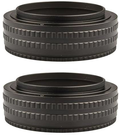 Ficher 2X Makrotubus Adapter 25-55 mm M65 auf M65 Mount Objektiv mit Einstellbarer Fokussierung, Helikoid Objektivadapter