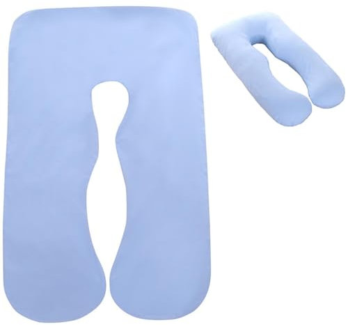 U Shaped Pregnancy Pillow Case Full Body Maternity Pillow Replacement Body Pillow Cushion Removable & Washable Abdominal Support Side Sleeper Pillow Replace Pillow