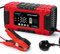 10-Amp Car Battery Charger, 12V/24V HAUSPROFI Automatic Battery Charges with LCD Screen, 7-Stage Charging, Temperature Compensation, Repair Maintain Car Motorcycle Boat AGM Lead-acid, Lithium Battery