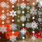 GEEHUA Schneeflockengirlande Dekorationen, Weihnachts Schneeflocken Deko, Transparent Weiß Große Schneeflocke Luftschlangen hängende Winter für Weihnachten Neujahr Party Dekoration