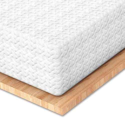 MISSCOZY Matratzen Topper 90x200cm, H2/H3 aus 7cm Memory Foam Gel Topper, Öko-TEX® Zertifiziert für Boxspringbett und unbequemem Betten Schlafsofa, Waschbar, Weiß