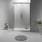 Box Doccia Angolare 70x120 cm - Cabina Doccia con Porta Scorrevole Vetro Temperato 6mm,Trasparente e Anticalcare con Profilo in Alluminio Cromato e Chiusura Magnetica - Facile da Installare e Pulire