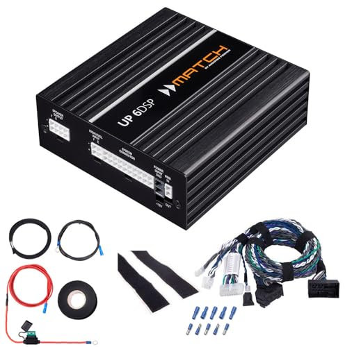 DSP Soundupgrade kompatibel mit BMW iX3 (Typ G08, ab 2021) - Plug & Play 6-Kanal DSP-Verstärker - 100% rückrüstbare Endstufe für alle Lautsprecher (nur für Modelle mit Standard-Soundsystem geeignet)