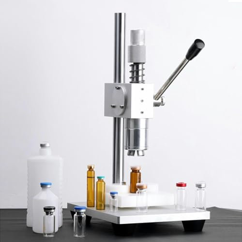 WTLONBF Sealing Machine,13/15/20mm Vial Crimper, for Full Aluminum/Aluminum-Plastic Cap, 304 Stainless Steel Material, Hand Held - Crimper/Bottle Cap Crimping Tool