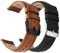 Fullmosa Lot de 2 bracelets de montre en cuir véritable 22mm, Changement rapide pour homme et femme avec fermoir en acier inoxydable compatible avec Samsung Gear S3 Classic/Frontier Garmin Venu 3/2