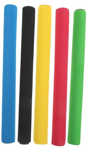 VICASKY Bastoncini di Trasferimento Sponge 5 Pezzi in Spugna per Kids | Track Relay Stick, Sports Supply, Back To School Party, Lightweight e Facili da Portare