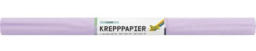 folia 824132 - Krepppapier in Flieder, 10 Rollen aus FSC-Mix Papier, je Rolle ca. 50 x 250 cm, 32 g/m², nassfest, elastisches Kreppband mit rauer Oberfläche zum Verzieren und Dekorieren