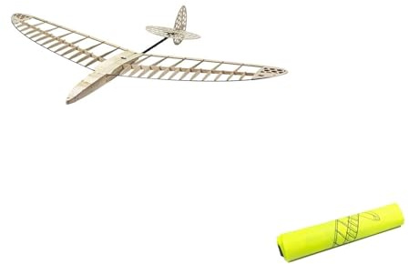 Vroomoto Kit d'avion télécommandé en Bois, Assemblage de Bricolage pour Enfants, Envergure de 47 Pouces, Longueur 36 Pouces (-2)