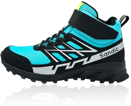 Nowaland Outdoor Trekkingschuhe mit robustem Obermaterial, stark profilierter Laufsohle, gepolstertem Schaft sowie Schnürung und Klettverschluss für Wandern, Freizeit & Alltag
