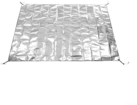 Schaumstoff-Isomatte mit Aluminiumfolien-Schicht für Feuchtigkeits- und Hitzeschutz, inklusive Aufbewahrungstasche