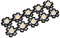 sourcing map 10 Stück LED Chip Birne COB Lichtperlen 280-350mA 1W Warmweiß Super Helle Hohe Energie für Flutlicht