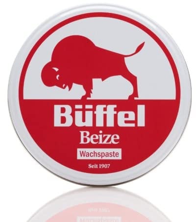 Büffel | Büffel-Beize rot 250ml | Rote Wachsbeize | Beize und Pflege von Holz, Holzböden und Möbeln | Strapazierfähig | Wasserabweisend