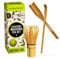 MATCHAMAKA Matcha Whisk Tea Set - Japanese Matcha Whisk (Chasen), Traditional Scoop (Chashaku), Tea Spoon - The Perfect Matcha Green Tea Ceremony Set - Traditional Matcha KIT