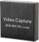 Dilwe Audio-Video-Aufnahmekarte, HDMI USB 2.0 4K 1080P 30fps Game Capture-Gerät, tragbarer Videokonverter für Spiele, Streaming, Videokonferenzen, Live-Übertragung